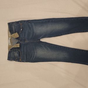 Zara 2-3 years boys blue jeans with white knee wash.